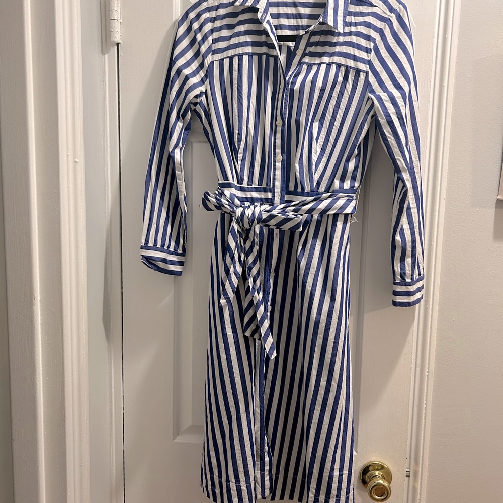 Jcrew peplum shirt dress size 2